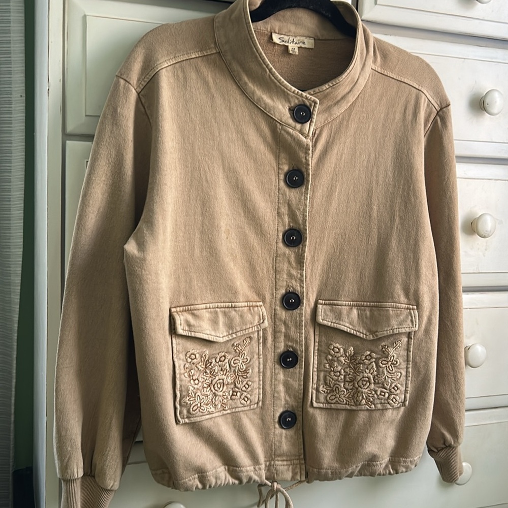 100% cotton lightweight jacket